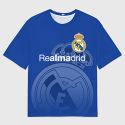 Футболка оверсайз мужская REAL MADRID РЕАЛ МАДРИД, цвет: 3D-принт