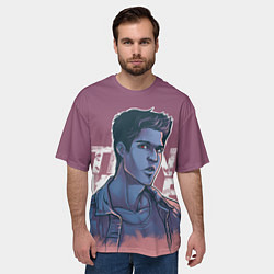 Футболка оверсайз мужская Teen Wolf Scott McCall, цвет: 3D-принт — фото 2