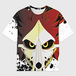 Футболка оверсайз мужская Взгляд фурини, цвет: 3D-принт