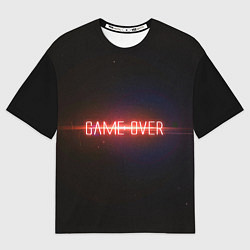 Футболка оверсайз мужская Game Over, цвет: 3D-принт