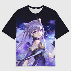 Футболка оверсайз мужская КЭ ЦИН - Genshin Impact, цвет: 3D-принт