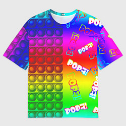 Мужская футболка оверсайз POP it!