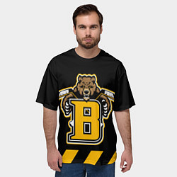 Футболка оверсайз мужская BOSTON BRUINS, цвет: 3D-принт — фото 2