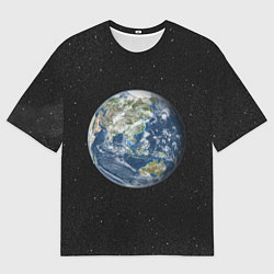 Футболка оверсайз мужская ПланеТа ЗемЛя, цвет: 3D-принт