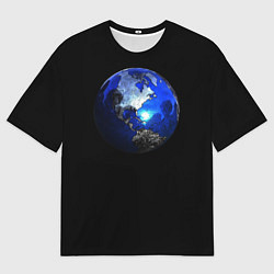Футболка оверсайз мужская Планета, цвет: 3D-принт
