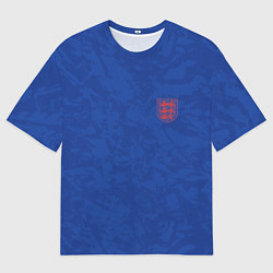Мужская футболка оверсайз Выездная форма Сборной Англии