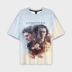 Футболка оверсайз мужская Supernatural, цвет: 3D-принт