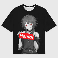 Футболка оверсайз мужская Megumin Hentai, цвет: 3D-принт