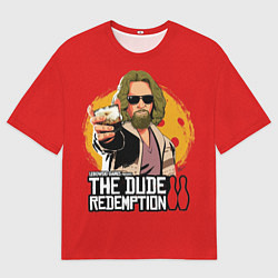 Футболка оверсайз мужская The dude redemption, цвет: 3D-принт