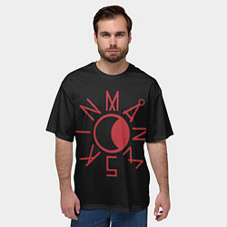 Футболка оверсайз мужская Maneskin Logo, цвет: 3D-принт — фото 2