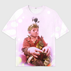 Футболка оверсайз мужская It takes two Коди Z, цвет: 3D-принт