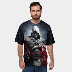 Футболка оверсайз мужская Assassins Creed 4: Black Flag, цвет: 3D-принт — фото 2