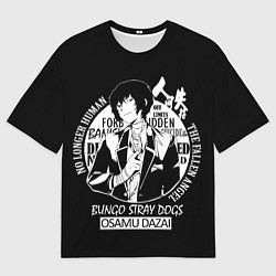 Мужская футболка оверсайз Осаму Дазай Бродячие псы