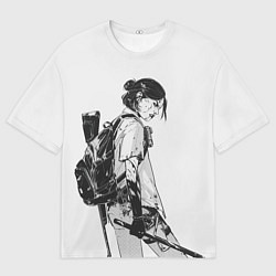 Футболка оверсайз мужская BW Elly, цвет: 3D-принт