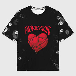 Футболка оверсайз мужская Maneskin Монэскин Z, цвет: 3D-принт