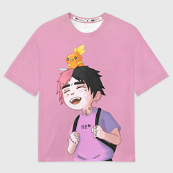 Футболка оверсайз мужская Young Lil Peep, цвет: 3D-принт