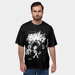 Футболка оверсайз мужская 00:01, цвет: 3D-принт — фото 2