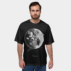 Футболка оверсайз мужская Eclipse, цвет: 3D-принт — фото 2