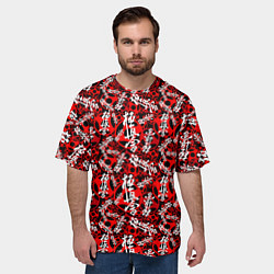 Футболка оверсайз мужская Боевые Искусства, цвет: 3D-принт — фото 2