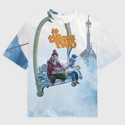 Мужская футболка оверсайз It Takes Two Коди и Мэй