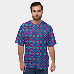 Футболка оверсайз мужская Узор, цвет: 3D-принт — фото 2