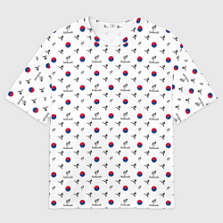 Мужская футболка оверсайз Taekwondo