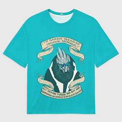 Футболка оверсайз мужская Гаррус Вакариан, цвет: 3D-принт