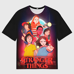Футболка оверсайз мужская Очень Странные Дела Арт, цвет: 3D-принт