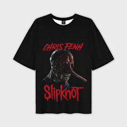 Футболка оверсайз мужская CHRIS FENH SLIPKNOT СЛИПКНОТ Z, цвет: 3D-принт