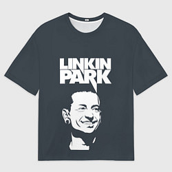 Футболка оверсайз мужская ЧЕСТЕР ЛИНКИН ПАРК ЛОГО СПИНА Z, цвет: 3D-принт