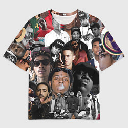 Футболка оверсайз мужская Короли Рэпа KING RAP, цвет: 3D-принт