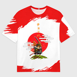 Футболка оверсайз мужская Тони Тони Чоппер ниндзя One Piece, цвет: 3D-принт