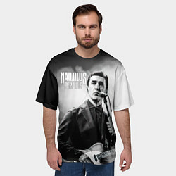 Футболка оверсайз мужская Вячеслав Бутусов Наутилус Помпилиус, цвет: 3D-принт — фото 2