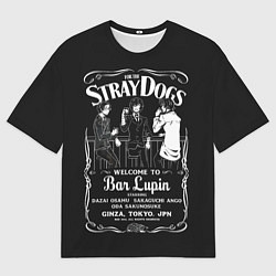 Мужская футболка оверсайз Бродячие псы Дазай ОСаму