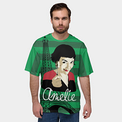 Футболка оверсайз мужская Amelie, цвет: 3D-принт — фото 2