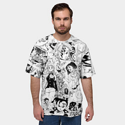 Футболка оверсайз мужская Семь смертных грехов, манга, цвет: 3D-принт — фото 2