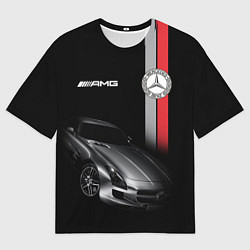 Мужская футболка оверсайз MERCEDES BENZ AMG
