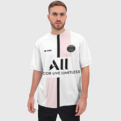 Футболка оверсайз мужская PSG Cup Away Vapor Match Shirt New 202223, цвет: 3D-принт — фото 2