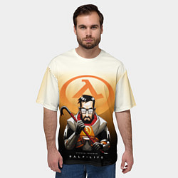 Футболка оверсайз мужская FREEMAN HALF-LIFE Z, цвет: 3D-принт — фото 2