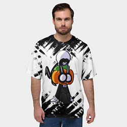 Футболка оверсайз мужская Скид и Памп FNF, цвет: 3D-принт — фото 2