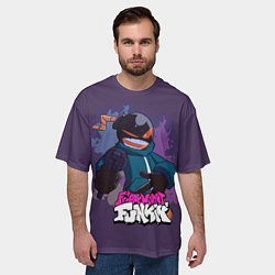 Футболка оверсайз мужская Friday Night Funkin УИТТИ, цвет: 3D-принт — фото 2