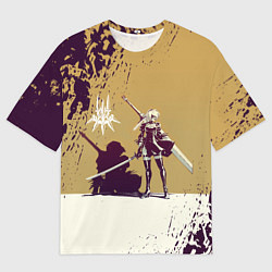 Футболка оверсайз мужская Yorha 2B Nier Automata Z, цвет: 3D-принт