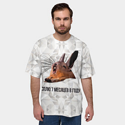 Футболка оверсайз мужская Сурок, цвет: 3D-принт — фото 2