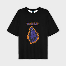 Футболка оверсайз мужская The Wolfs, цвет: 3D-принт