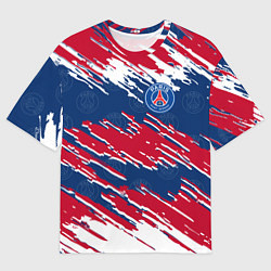 Футболка оверсайз мужская ФК ПСЖ PARIS SAINT GERMAIN, цвет: 3D-принт