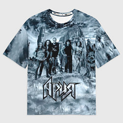 Футболка оверсайз мужская Группа Ария, цвет: 3D-принт