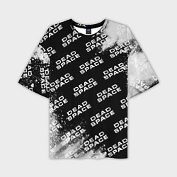 Мужская футболка оверсайз Dead Space - Exposion Pattern