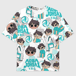 Футболка оверсайз мужская ТООРУ ОЙКАВА OIKAWA TORU, цвет: 3D-принт