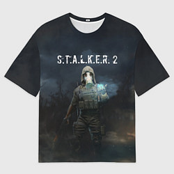 Футболка оверсайз мужская СТАЛКЕР С Т А Л К Е Р 2 Z, цвет: 3D-принт