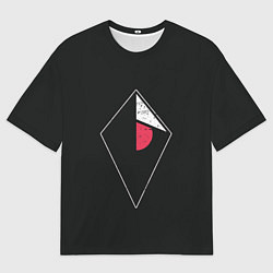 Футболка оверсайз мужская Атлас, цвет: 3D-принт